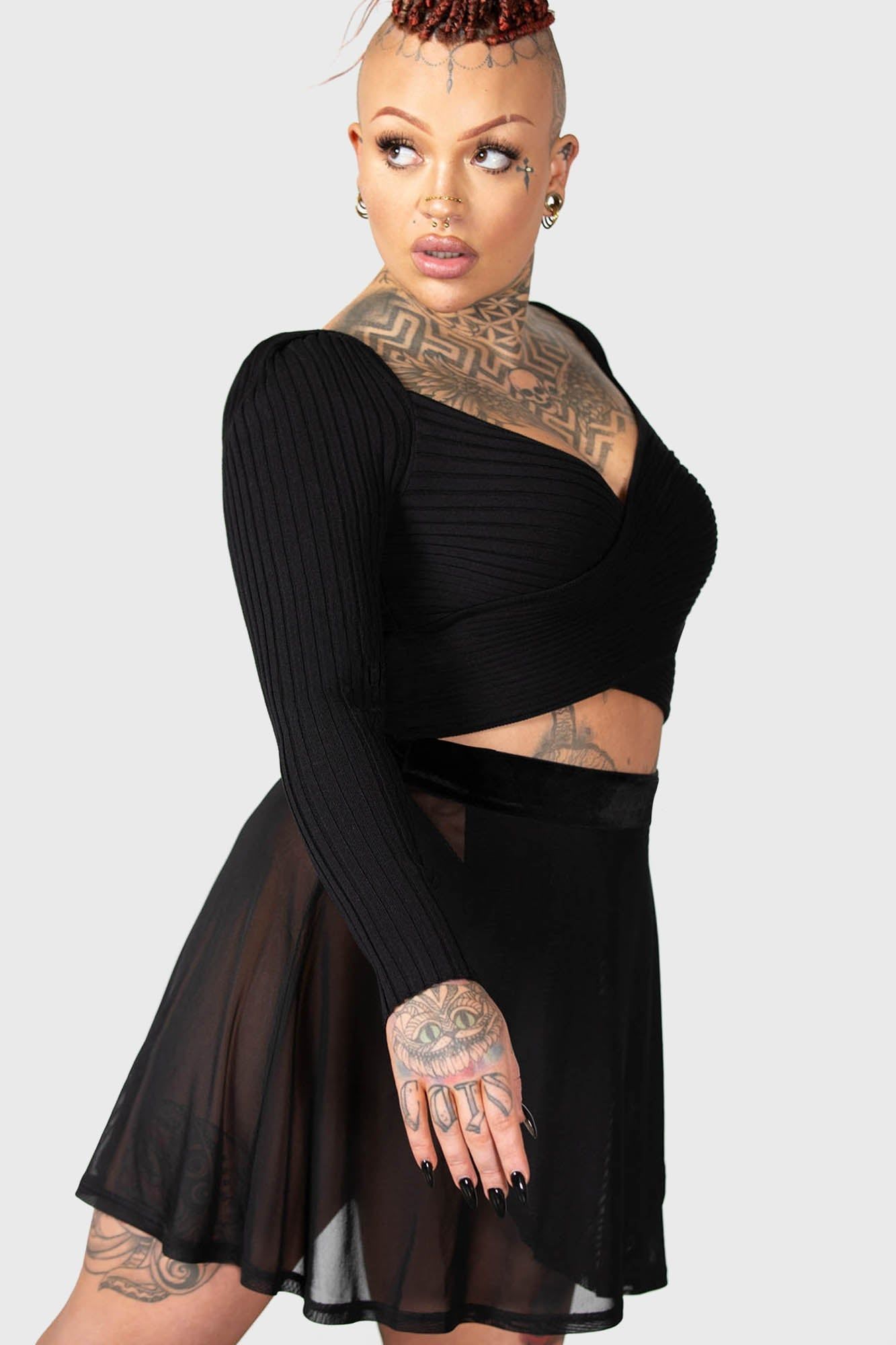 Awakening Wrap Top Resurrect sold by Killstar product image thumbnail 4