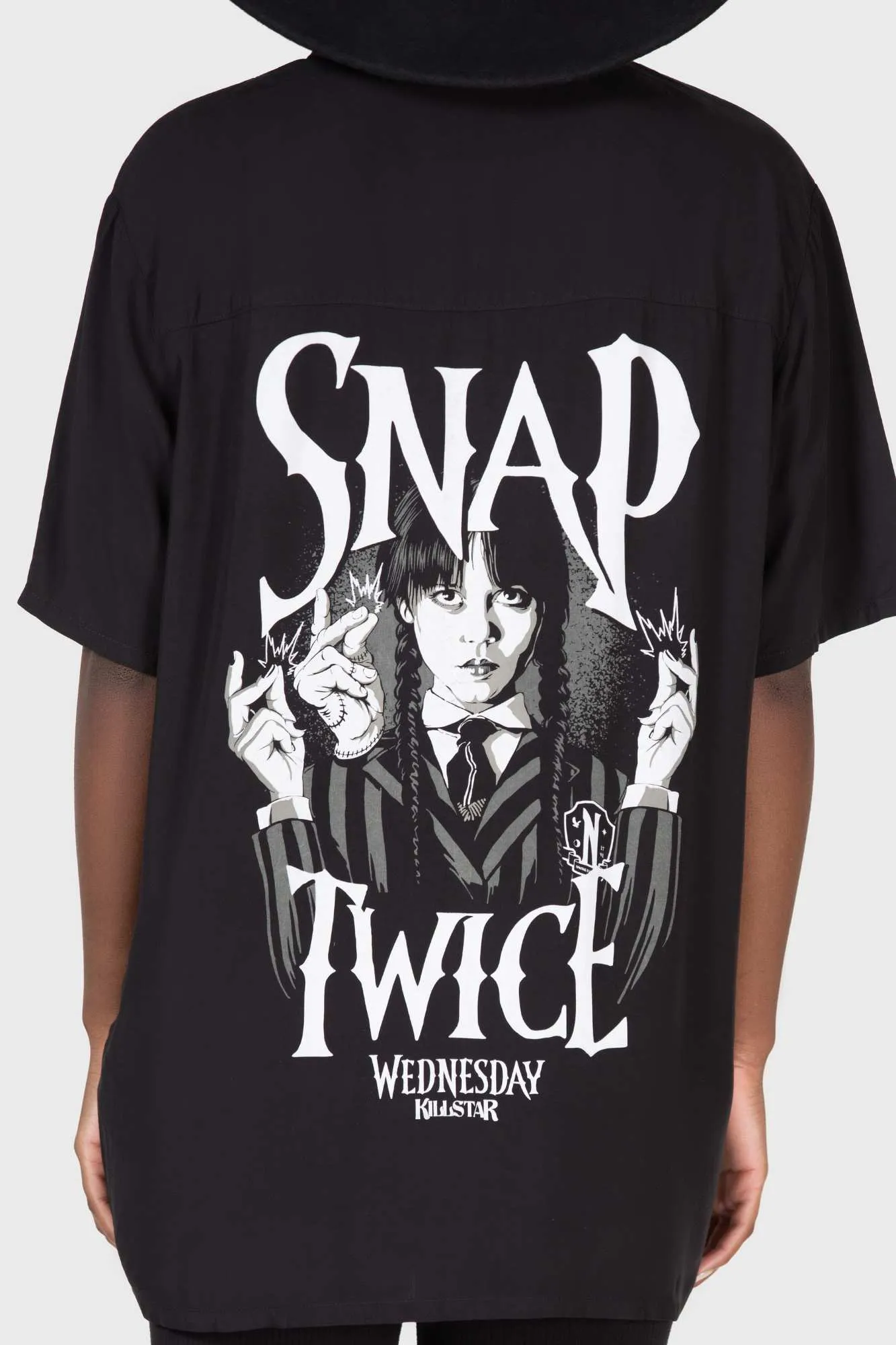 You're In Black And White Shirt sold by Killstar product image thumbnail 3