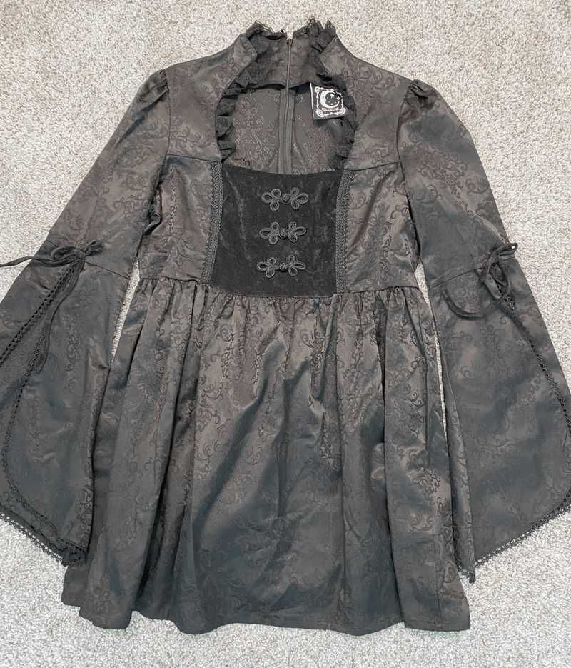 Queen D Party Dress Resurrect sold by Killstar product image thumbnail 3