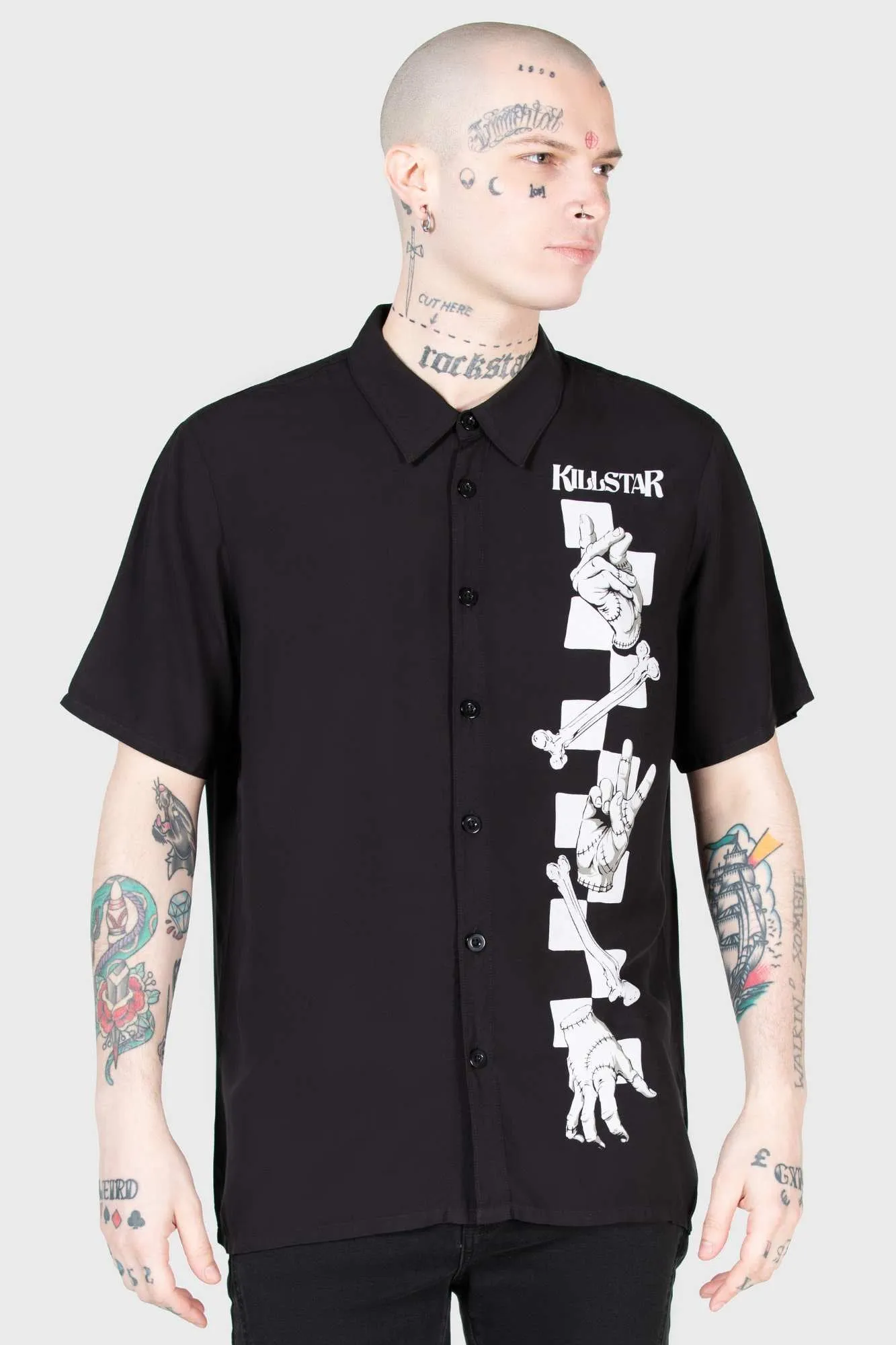 You're In Black And White Shirt sold by Killstar product image thumbnail 5