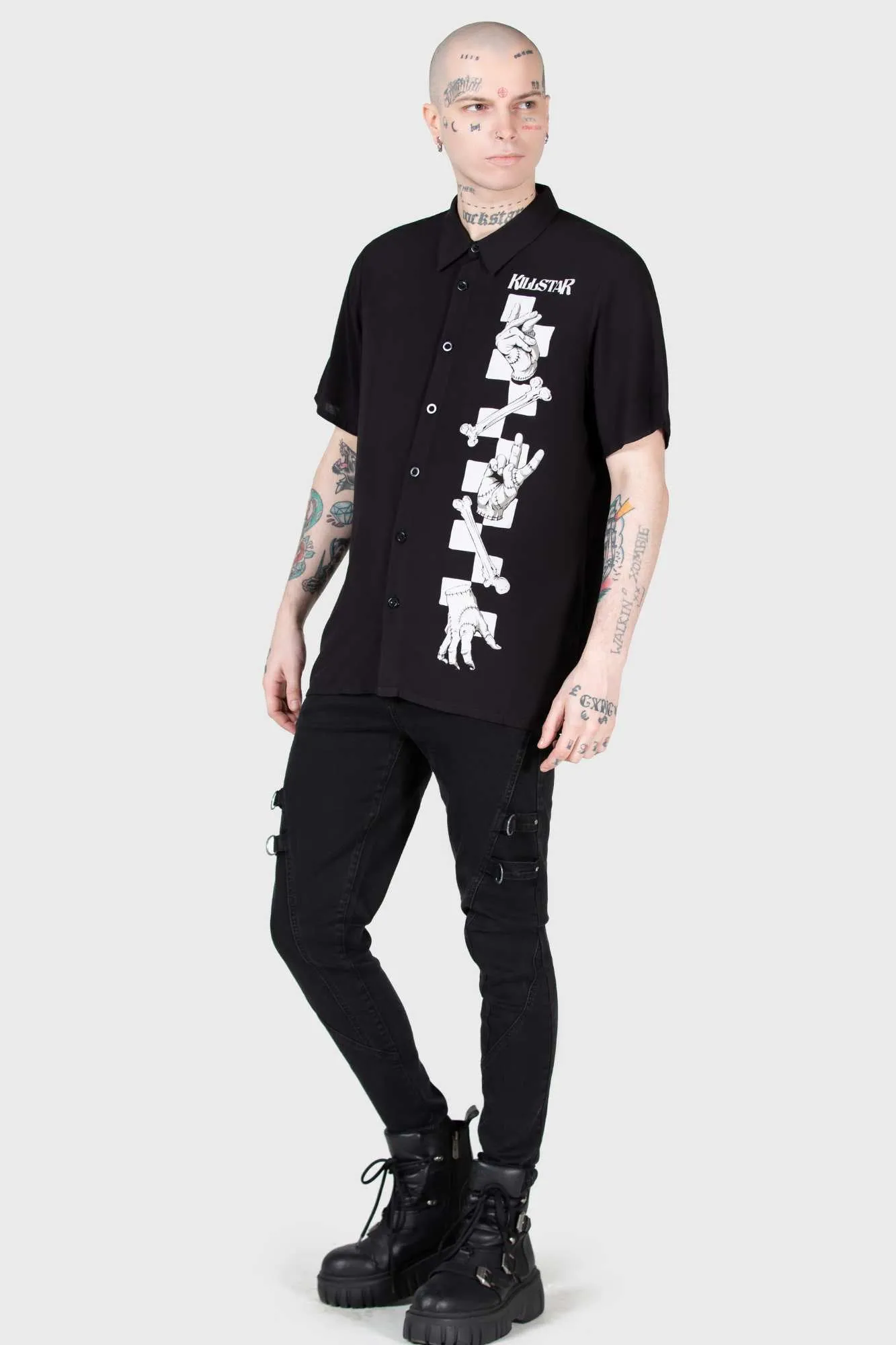 You're In Black And White Shirt sold by Killstar product image thumbnail 4