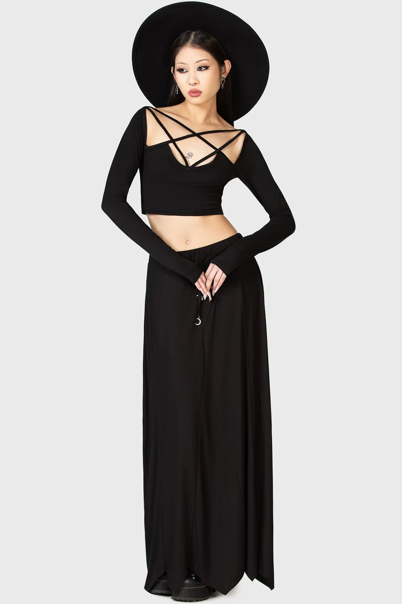 Celestial Night Crop Top sold by Killstar product image thumbnail 2