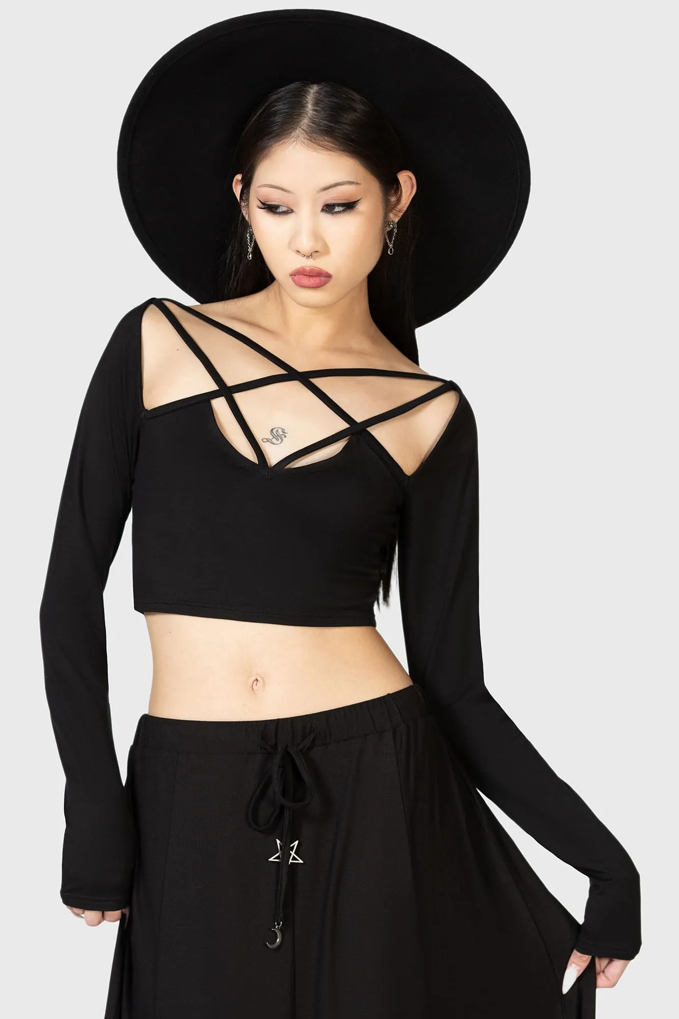 Celestial Night Crop Top sold by Killstar product image thumbnail 3