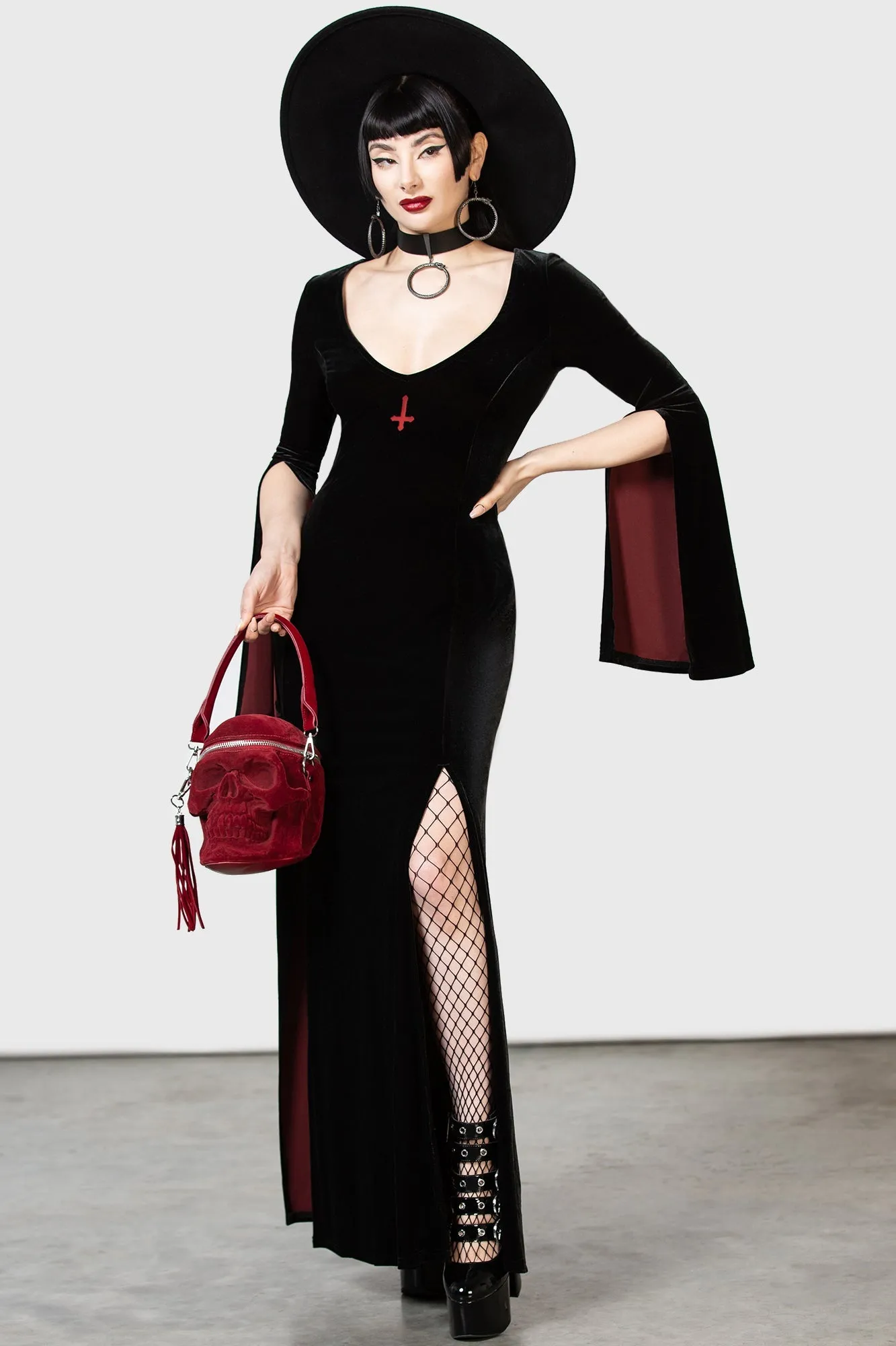 Oath Maxi Dress sold by Killstar product image thumbnail 3