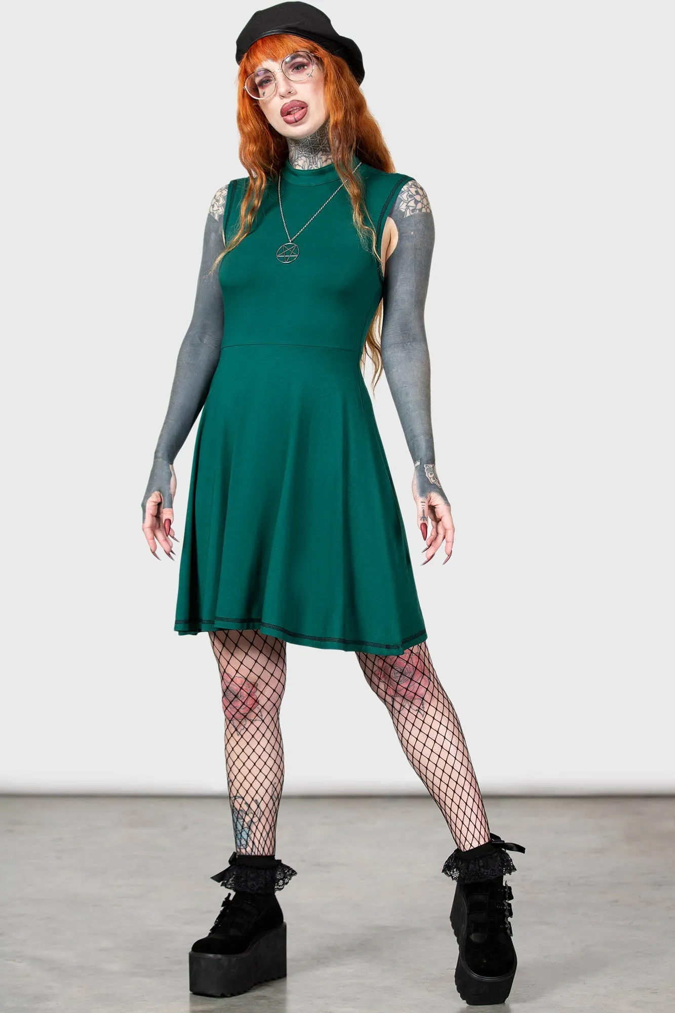 Mossbone Dress sold by Killstar product image thumbnail 3