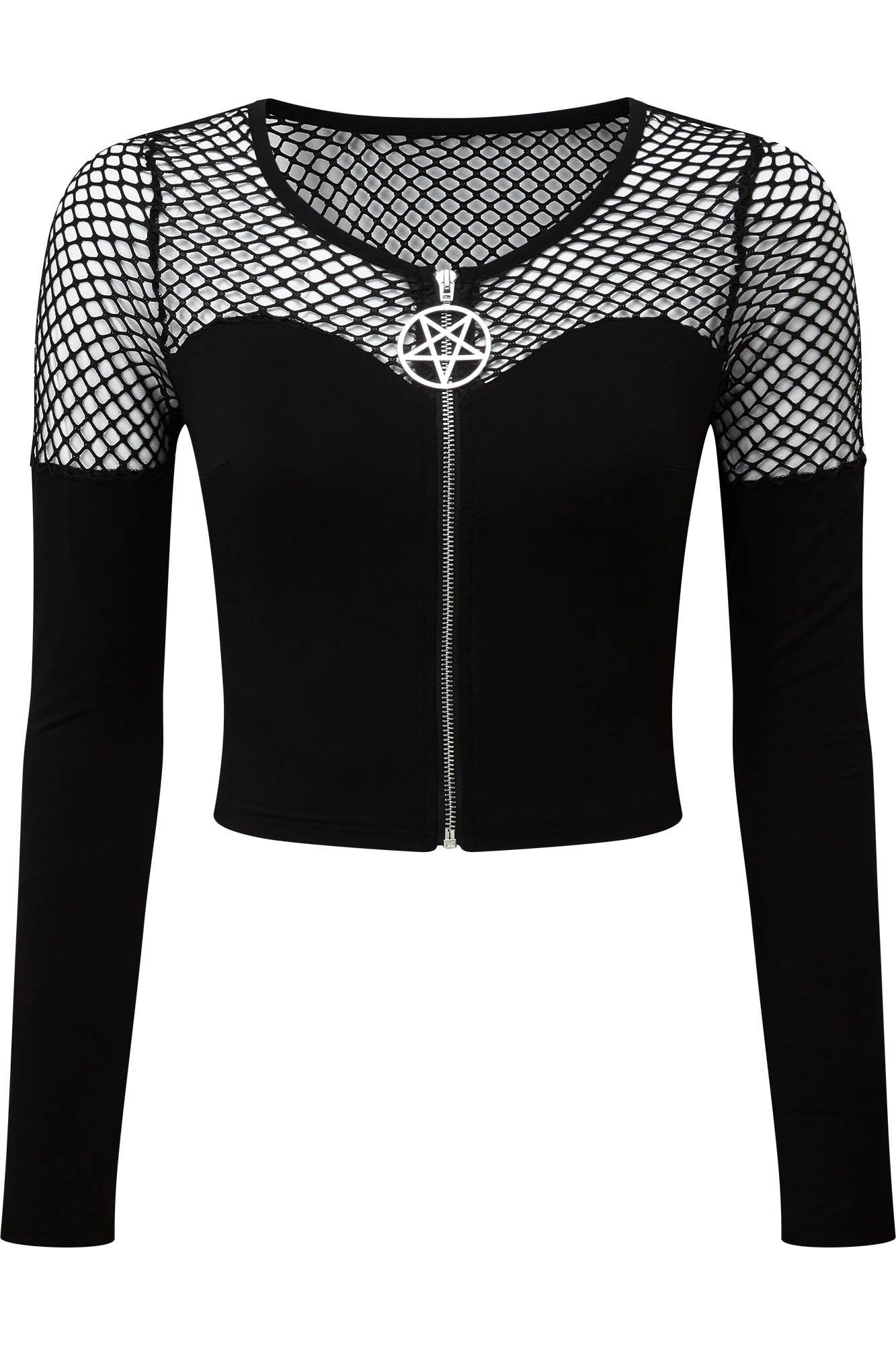 Dee Mony Long Sleeve Top Resurrect sold by Killstar product image thumbnail 3
