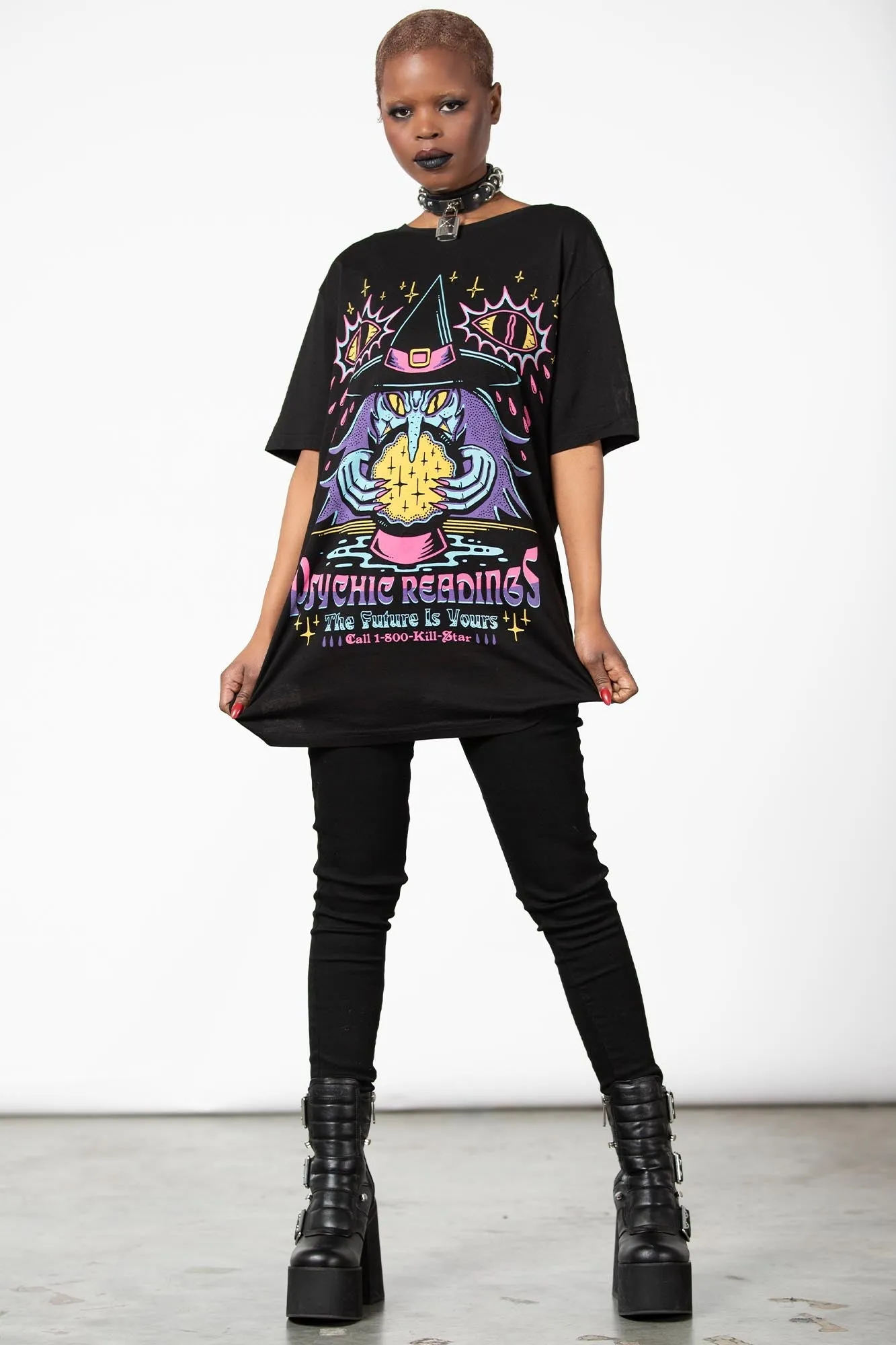 Psychic Reading T-Shirt sold by Killstar product image thumbnail 2