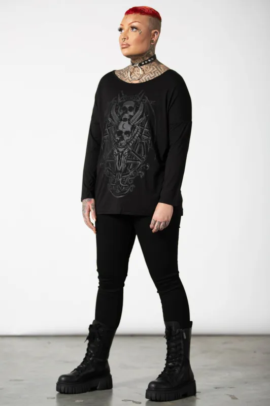 Archetype Boatneck Top sold by Killstar