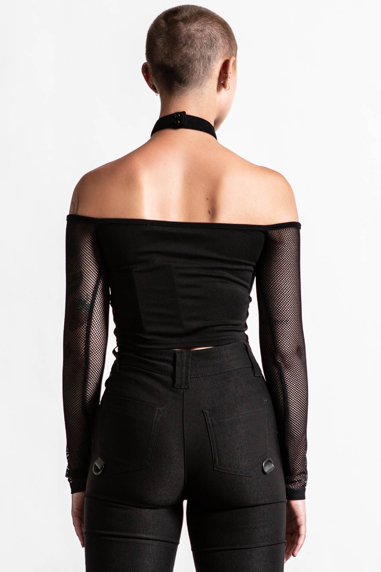 Nightcall Fishnet Top Resurrect sold by Killstar product image thumbnail 3