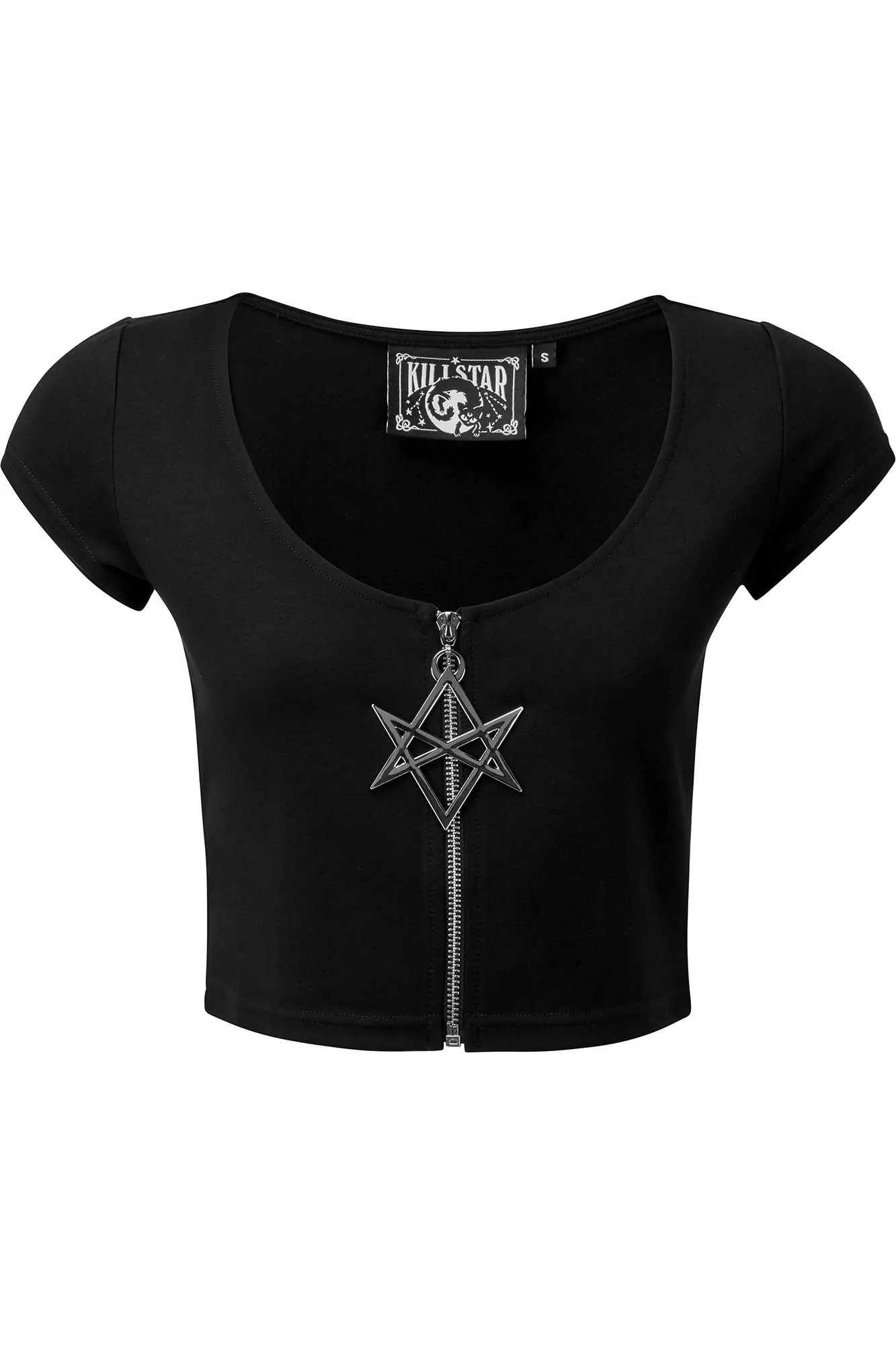 Sacred Sixx Crop Top - Resurrect sold by Killstar product image thumbnail 3