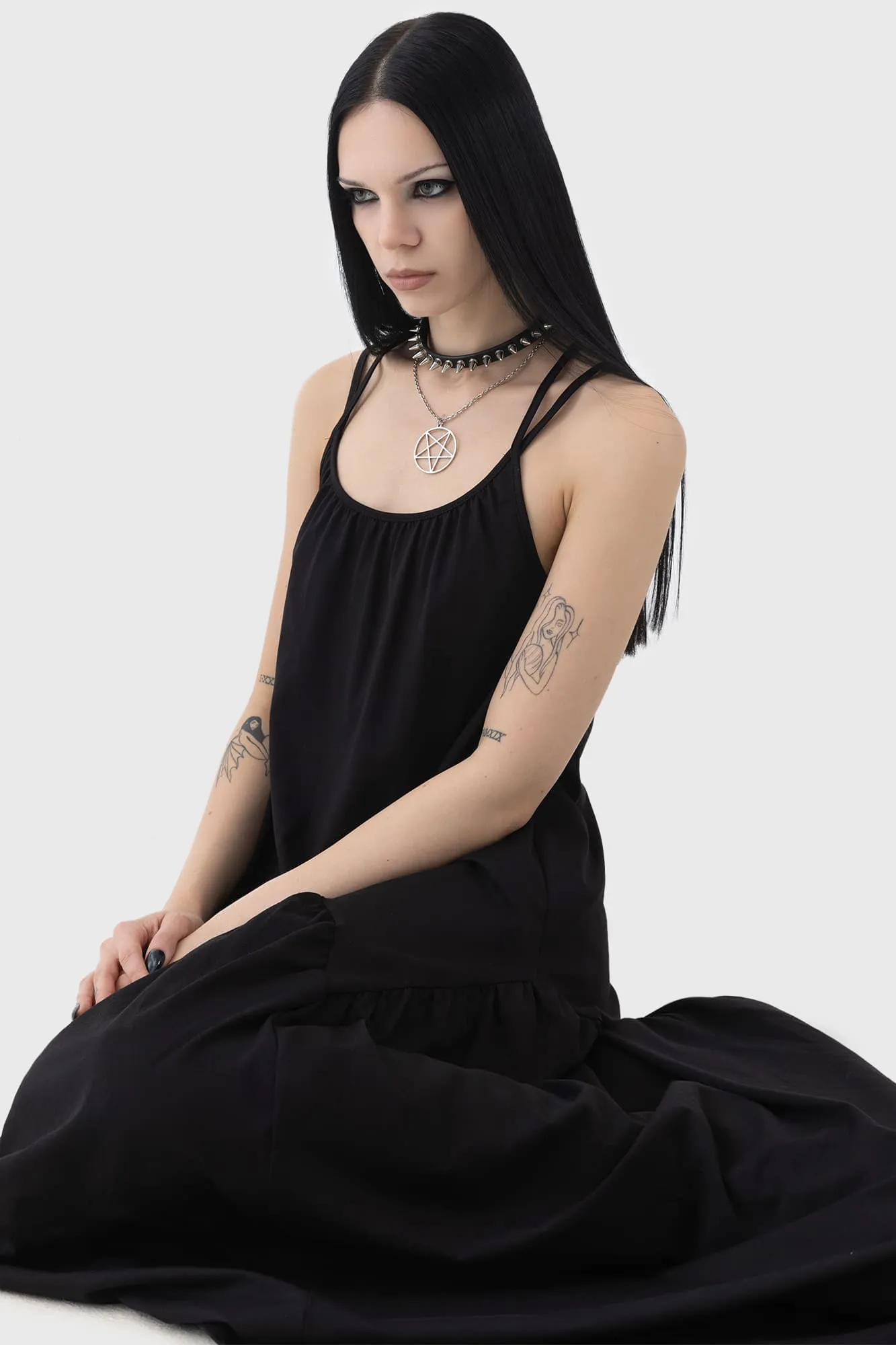 Demise Maxi Dress sold by Killstar product image thumbnail 3