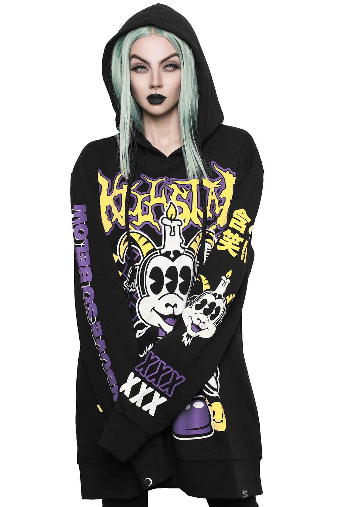 Technomet Hoodie Resurrect sold by Killstar product image thumbnail 3