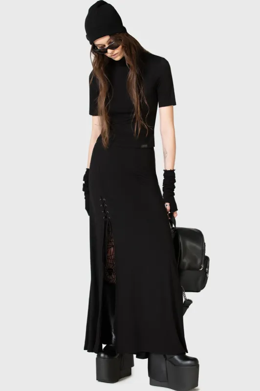 Secretly Weep Maxi Skirt sold by Killstar