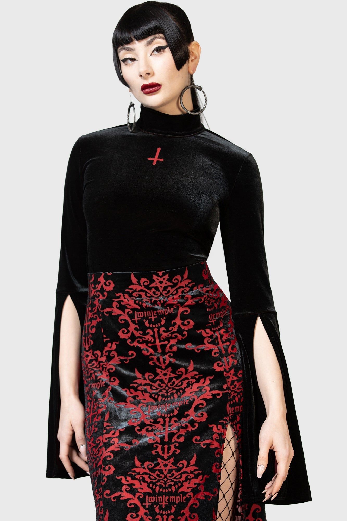 Sultry Mists Top - Resurrect sold by Killstar