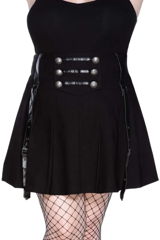 Dark Academy Mini Skirt [B] [PLUS] Resurrect sold by Killstar