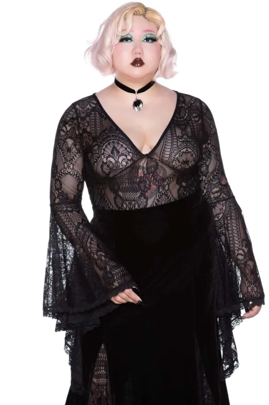 Fatal Attraction Bodysuit [B] [PLUS] Resurrect sold by Killstar