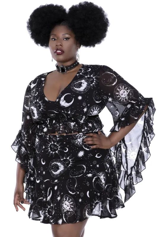 Astral Light Blouse [PLUS] Resurrect sold by Killstar