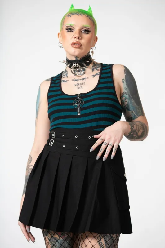 Possessed Rib Vest [GREEN] sold by Killstar