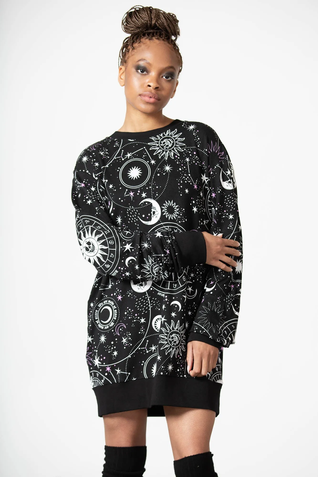 Corvus Lounge Sweatshirt sold by Killstar product image thumbnail 5