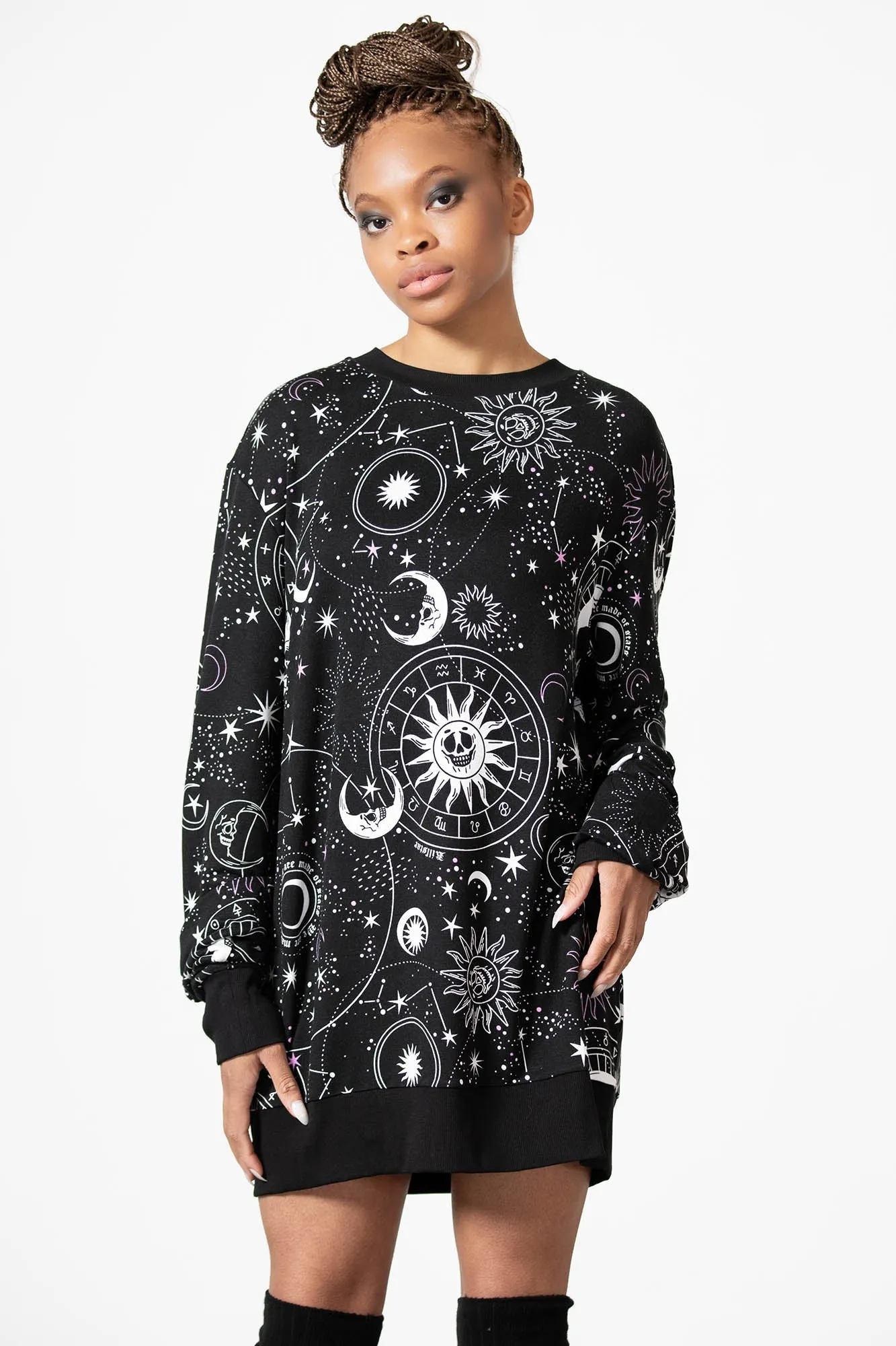 Corvus Lounge Sweatshirt sold by Killstar product image thumbnail 3