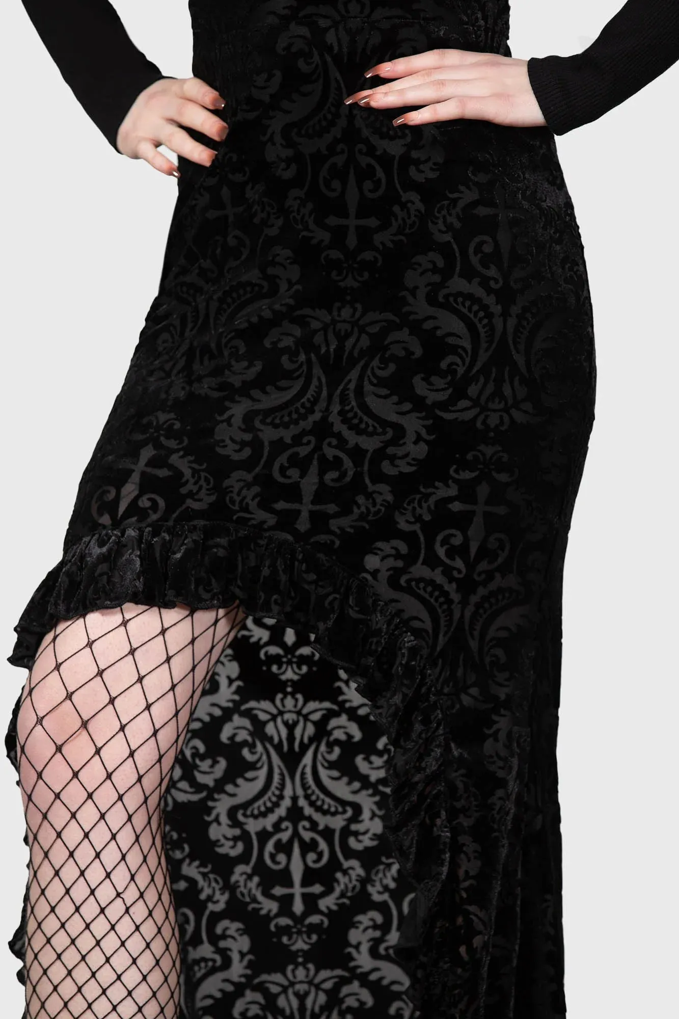 Maudlin Maxi Skirt sold by Killstar product image thumbnail 2