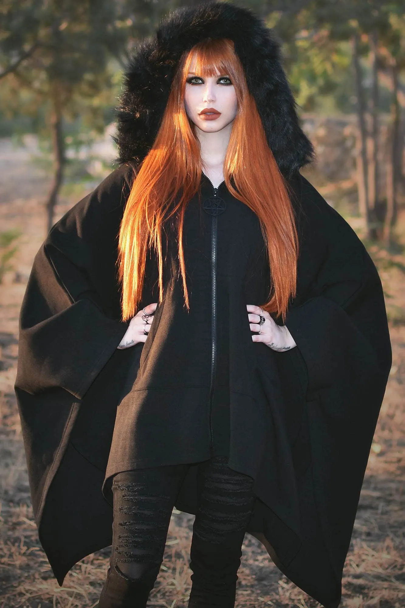 Enchanter Hooded Coat sold by Killstar