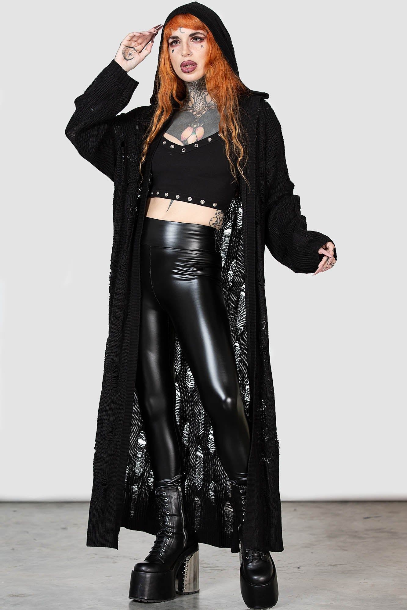 Lecter Knit Cardigan sold by Killstar product image thumbnail 2