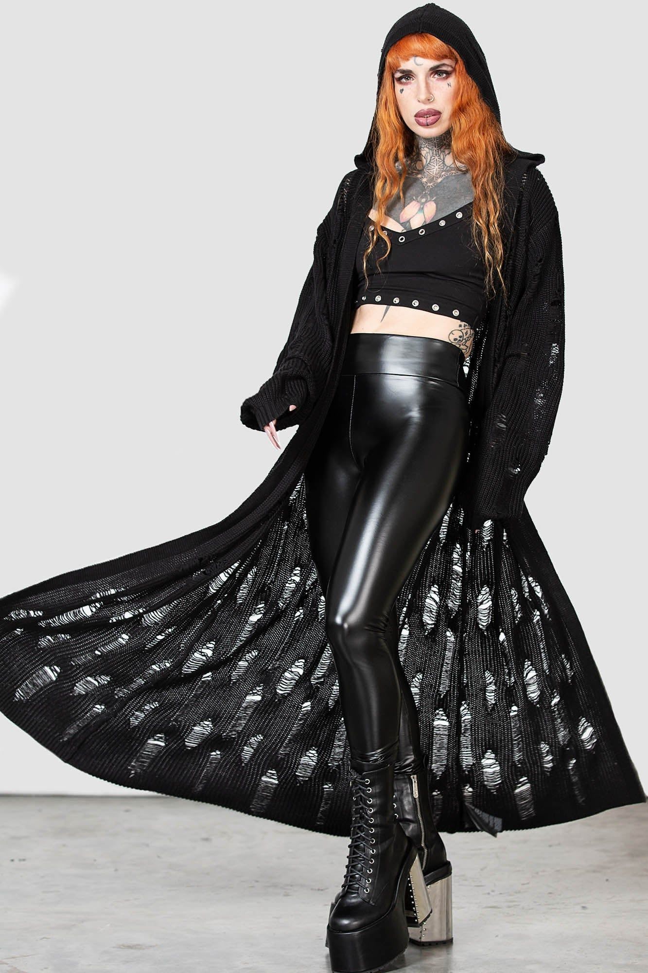 Lecter Knit Cardigan sold by Killstar