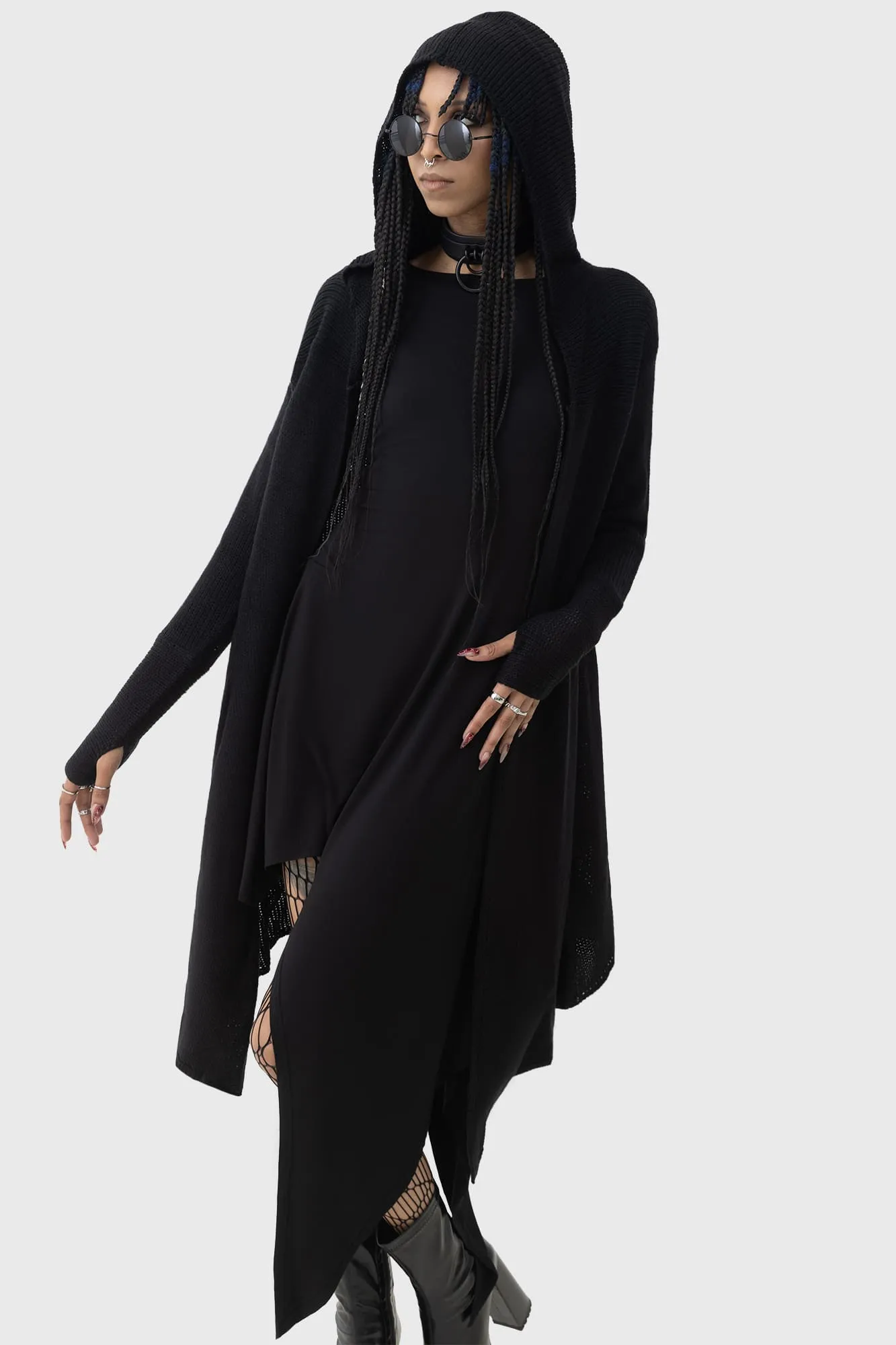 Last Quarter Hooded Cardigan sold by Killstar product image thumbnail 5