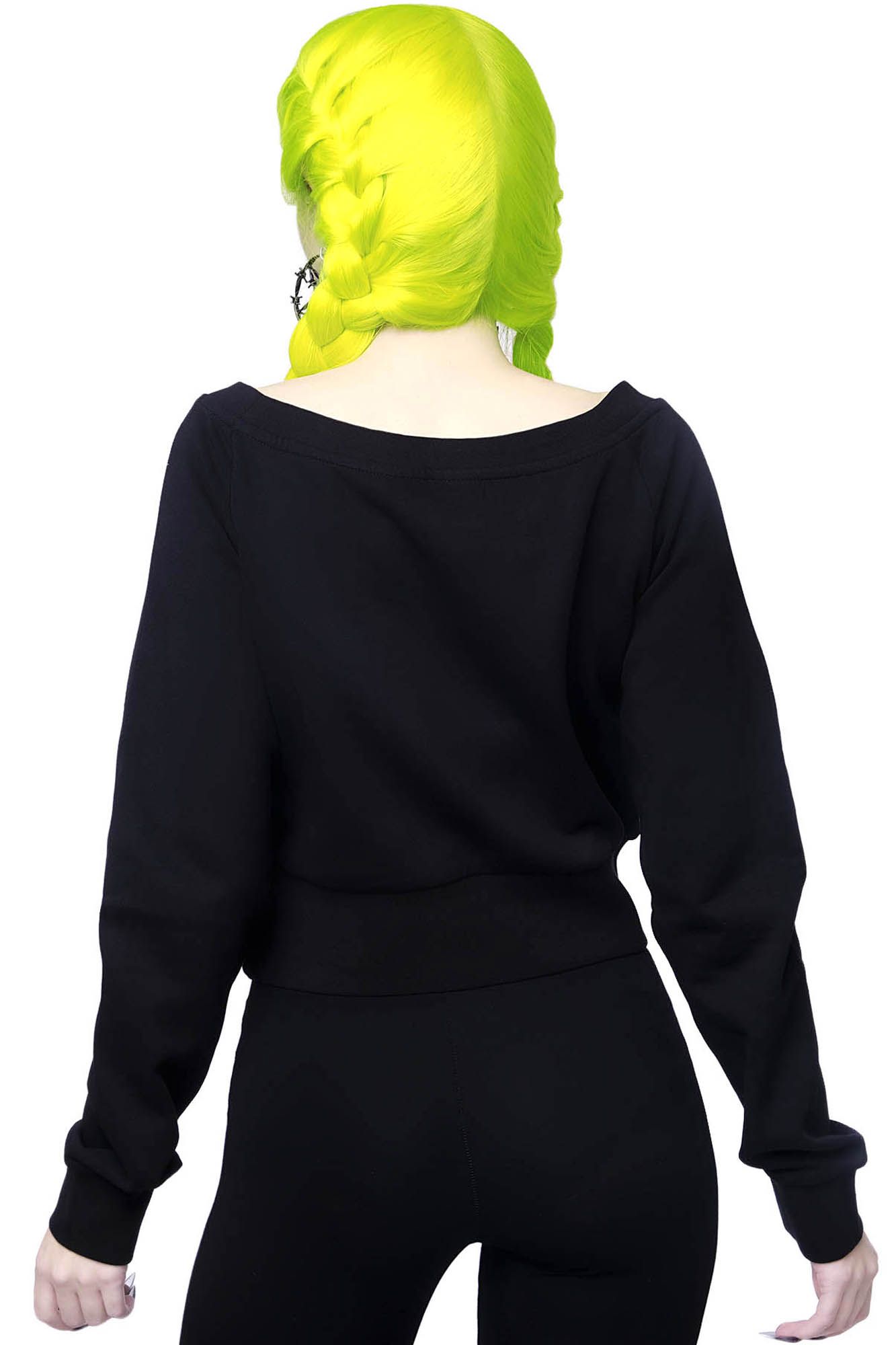 Trailblazer Crop Sweater sold by Killstar product image thumbnail 4