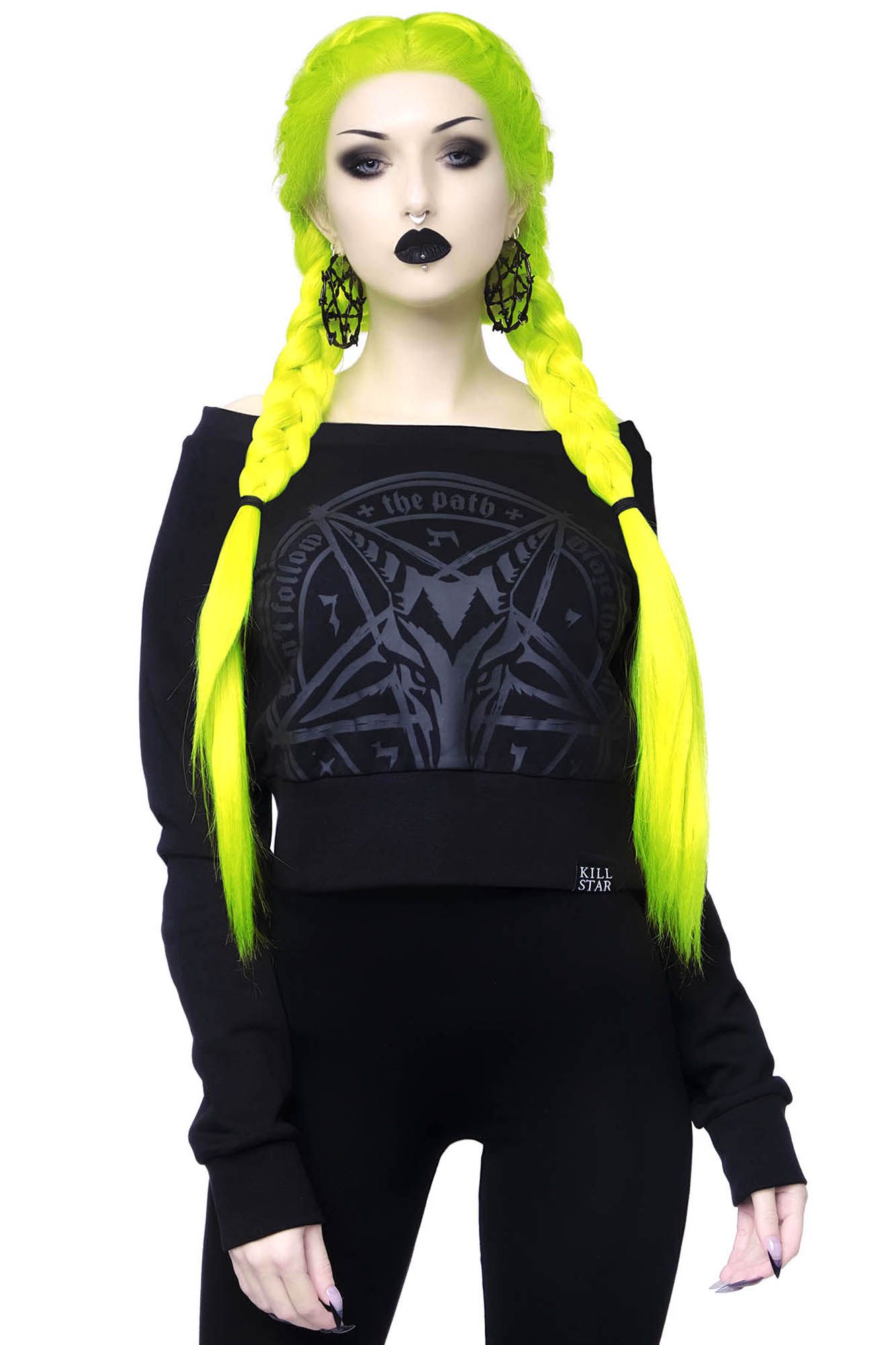 Trailblazer Crop Sweater sold by Killstar product image thumbnail 2