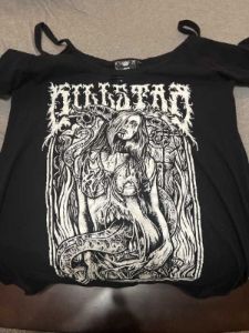 Gory Distressed Top Resurrect sold by Killstar