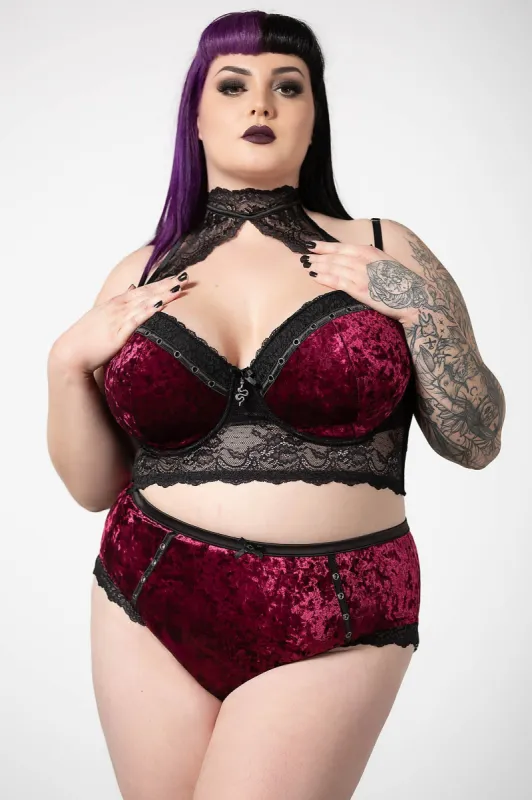 Mercy Lace Panty [BLOOD] [PLUS] sold by Killstar