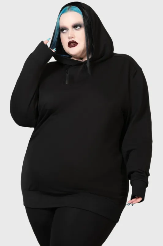 Nighttime Demise Hoodie [PLUS] sold by Killstar