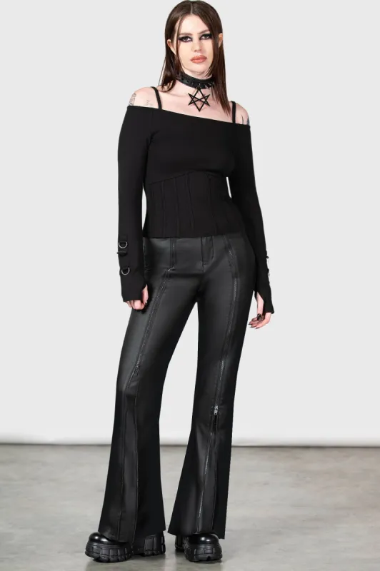 Maleficent's Mirage Trousers sold by Killstar