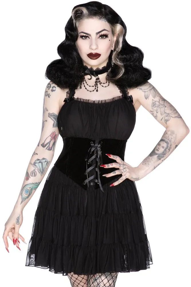 Skye Scraper Burlesque Dress - Resurrect sold by Killstar product image thumbnail 2