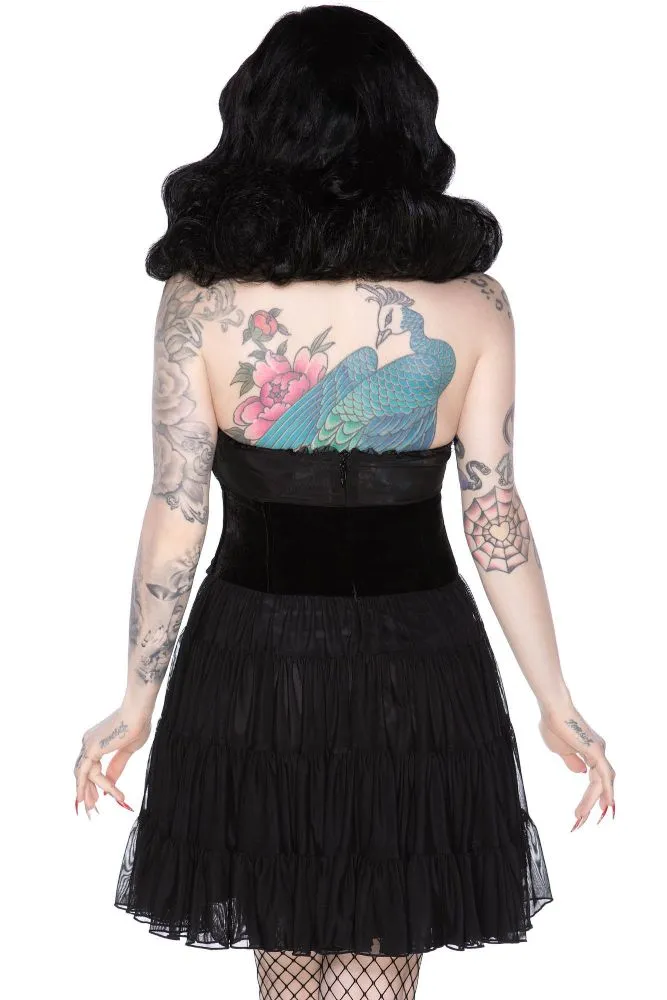 Skye Scraper Burlesque Dress - Resurrect sold by Killstar product image thumbnail 3