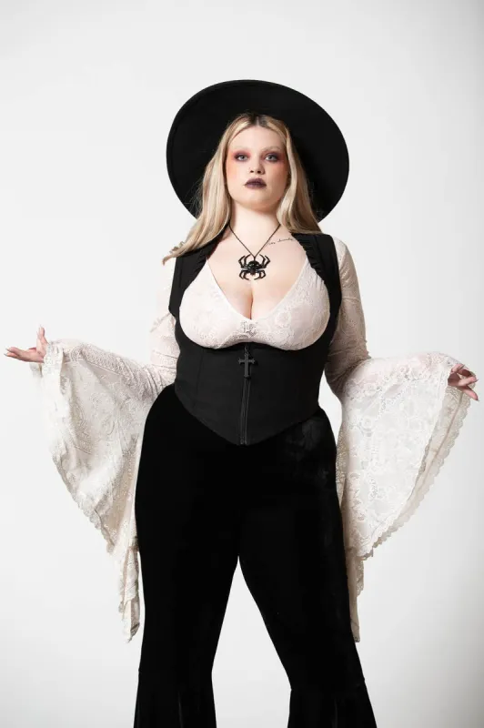 Isobella Corset Top [PLUS] sold by Killstar