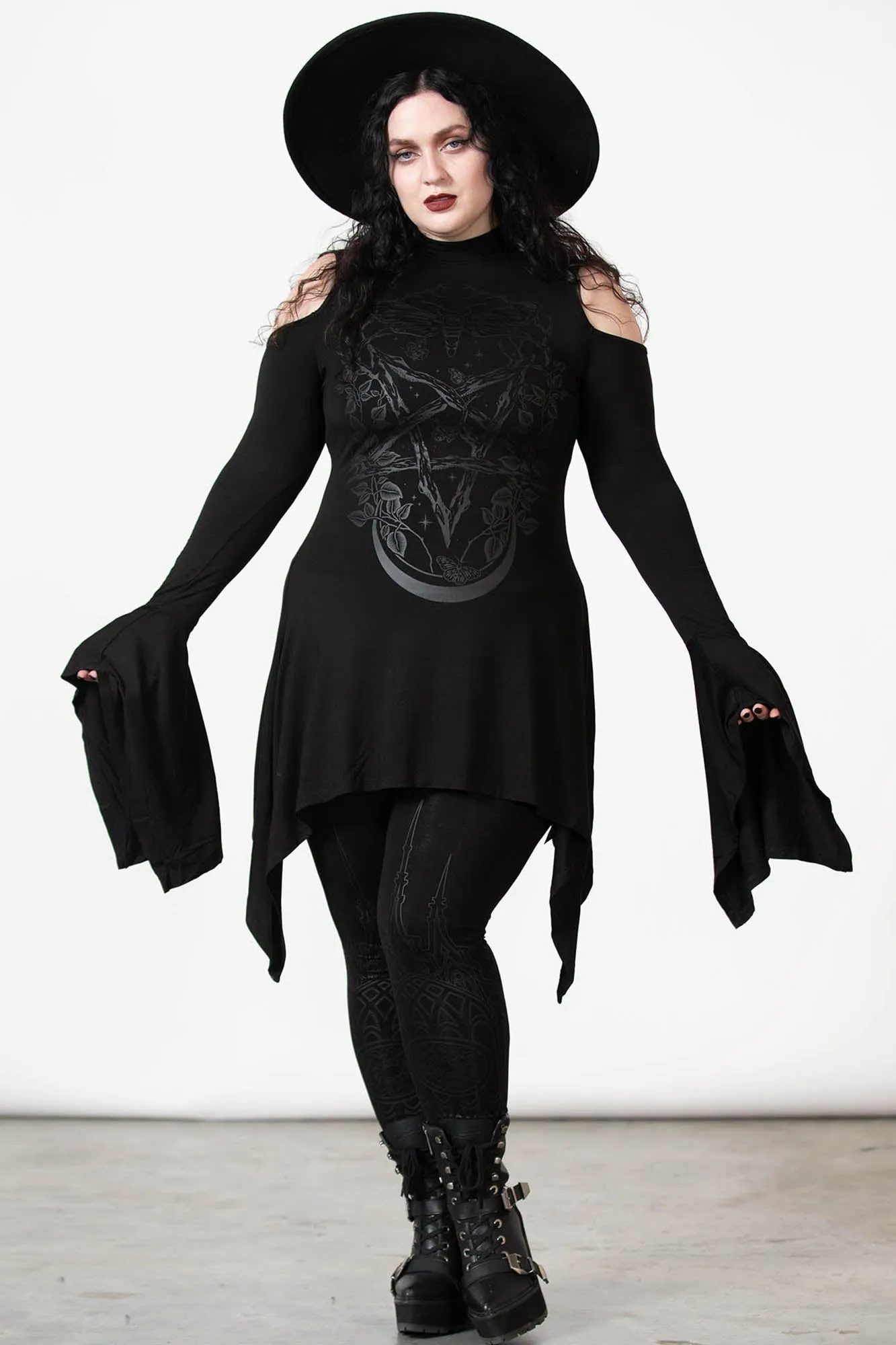 Kiss 'N' Spell Long Sleeve Top sold by Killstar product image thumbnail 3
