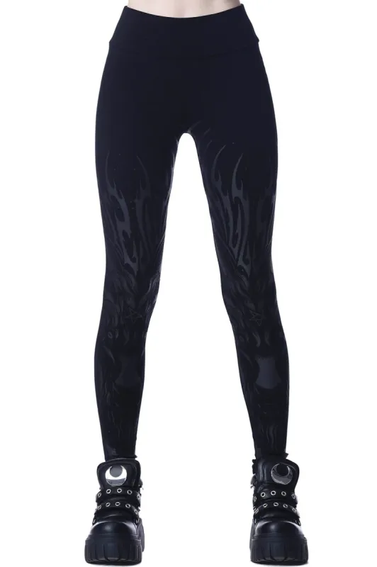 Untamed Leggings Resurrect sold by Killstar
