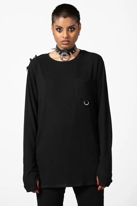 Trent Long Sleeve Top sold by Killstar