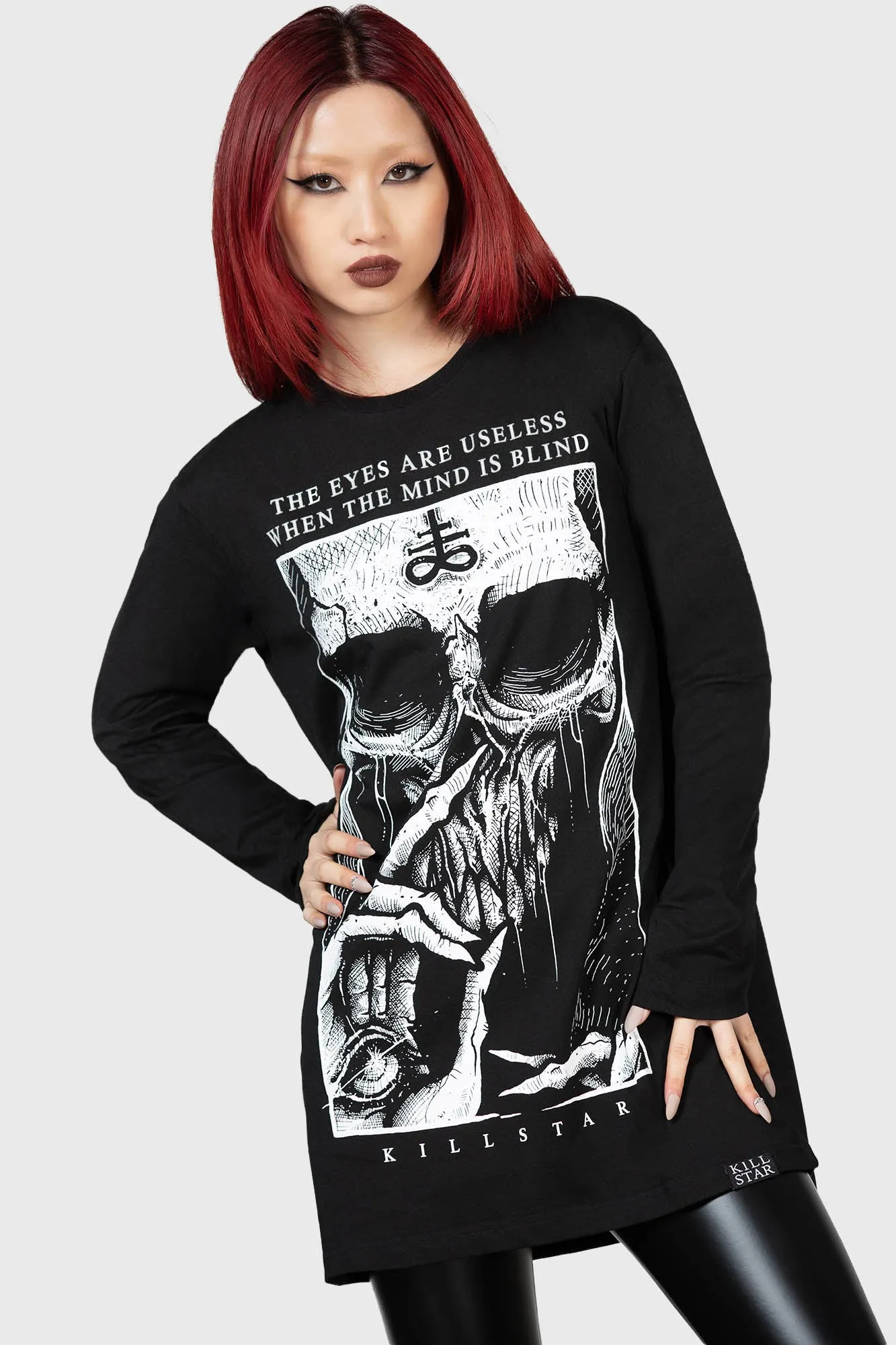Blind Mind Long Sleeve Top sold by Killstar product image thumbnail 2