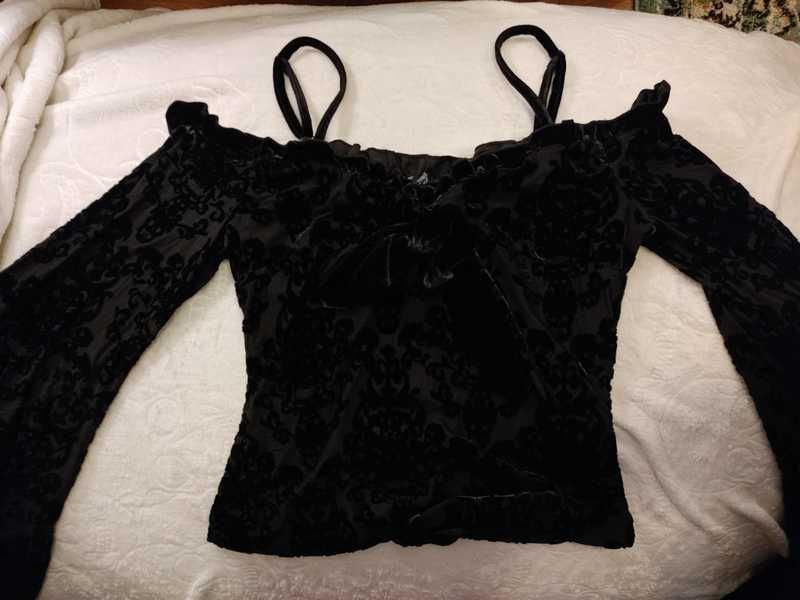 Choronzon Bardot Top Resurrect sold by Killstar product image thumbnail 5