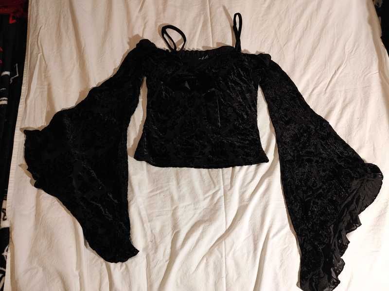 Choronzon Bardot Top Resurrect sold by Killstar product image thumbnail 6