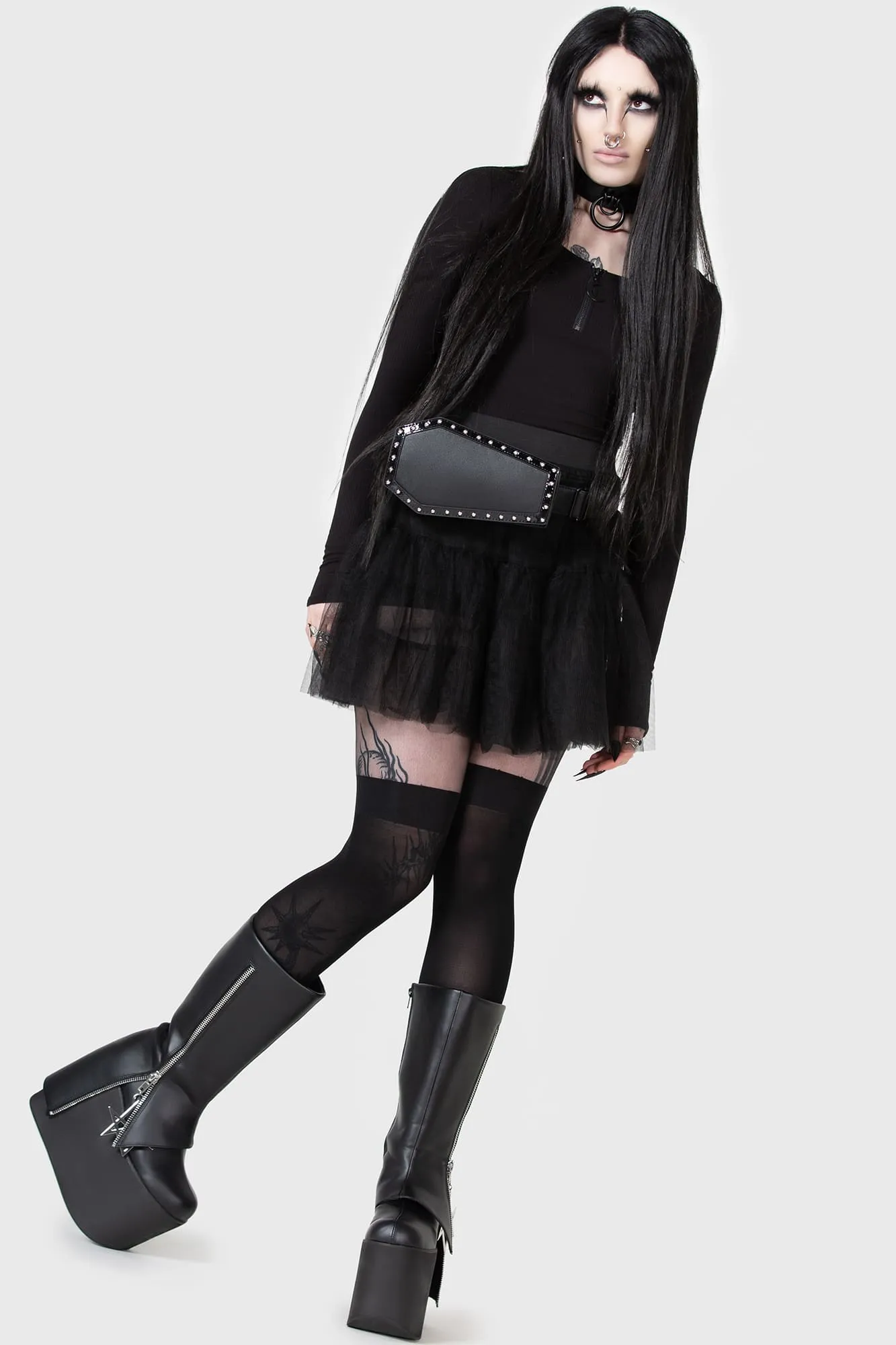 Dance All Night Mini Skirt sold by Killstar product image thumbnail 4