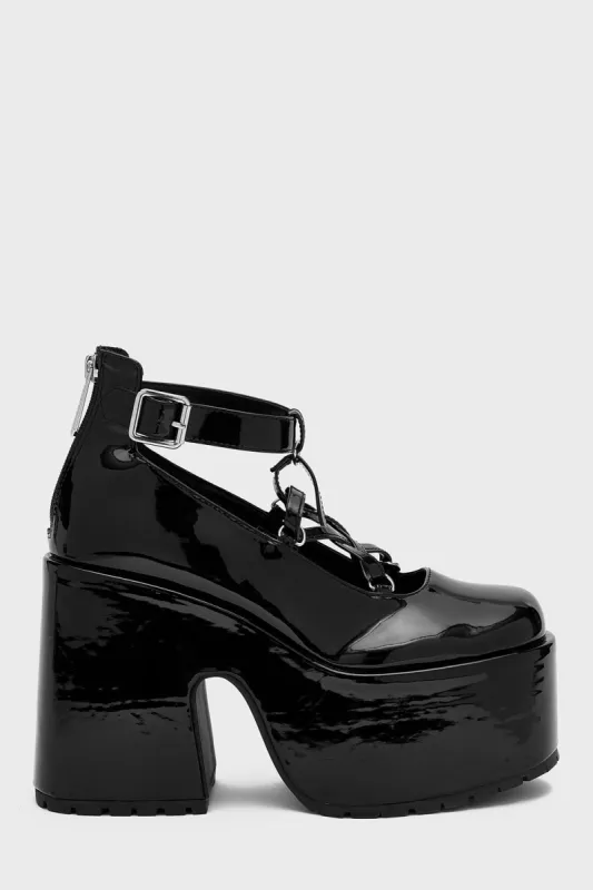 Wednesday Platform Shoe sold by Killstar