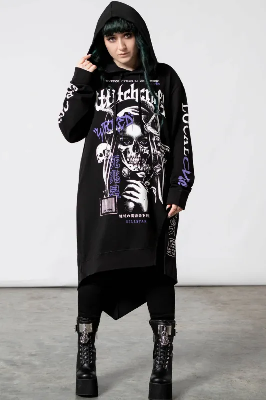 Local Coven Longline Hoodie made by Killstar