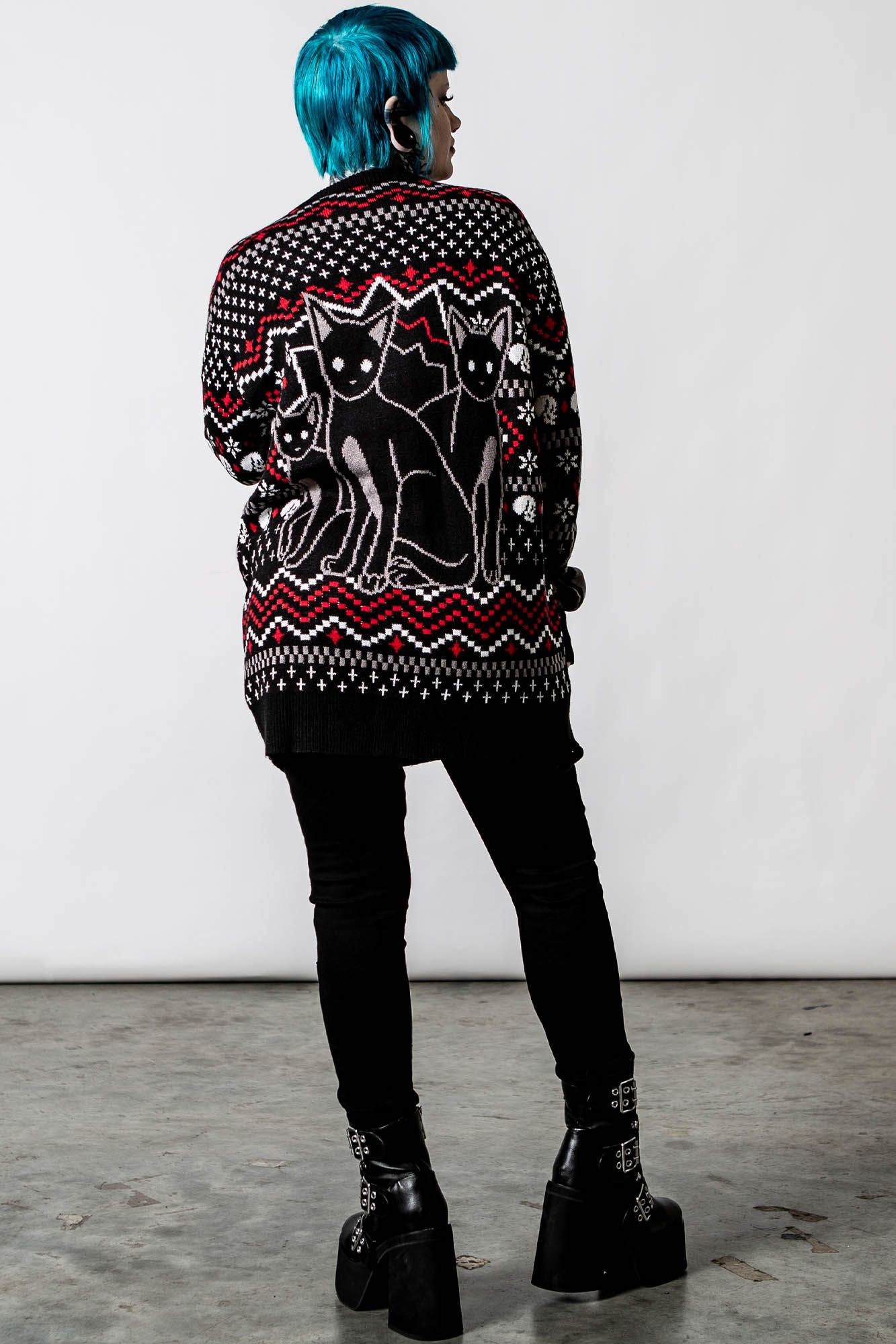 Catmas Knit Sweater sold by Killstar product image thumbnail 6