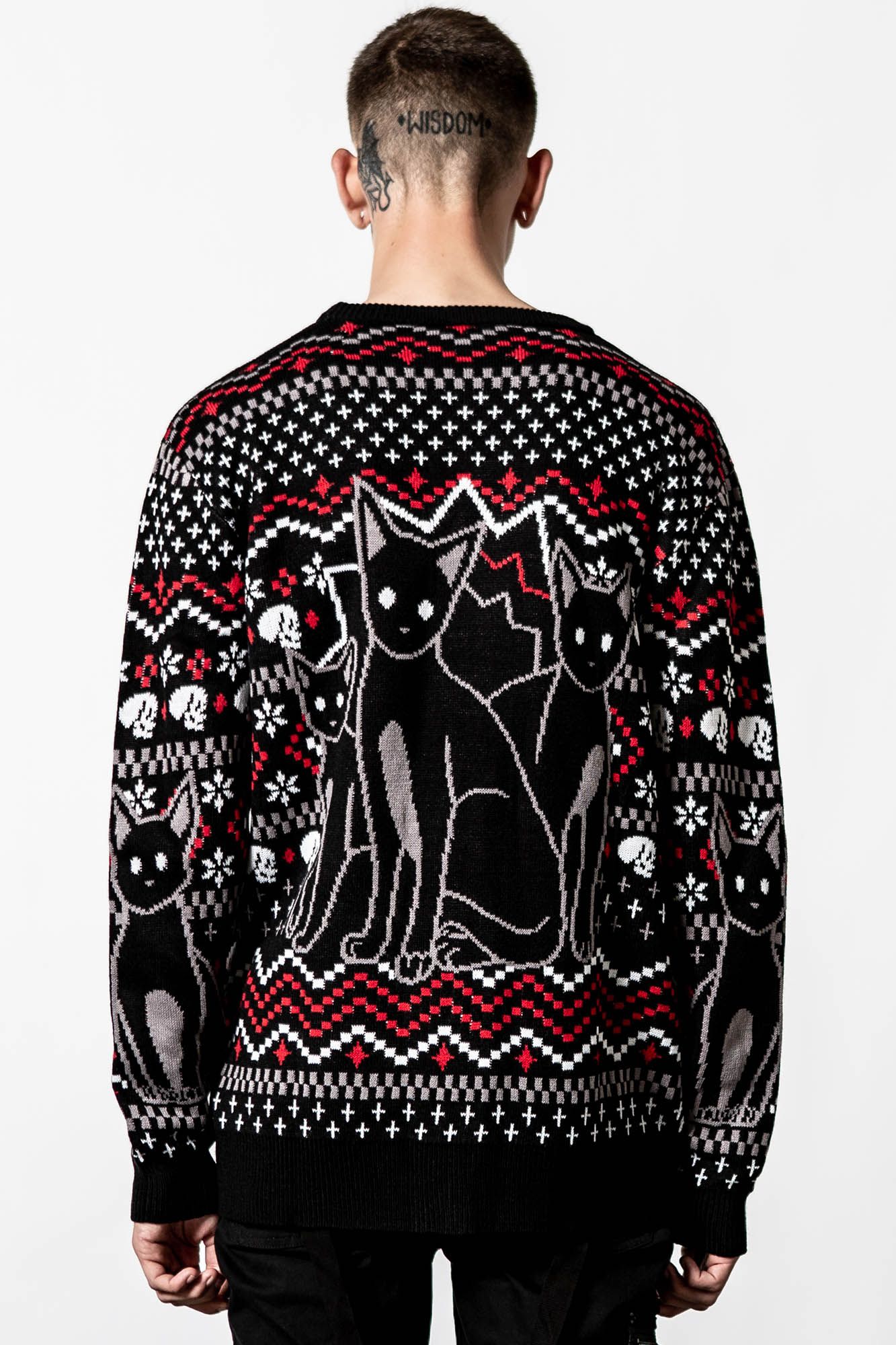 Catmas Knit Sweater sold by Killstar product image thumbnail 3