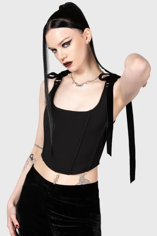 Flora Corset Top sold by Killstar